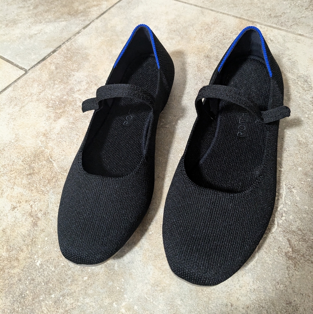 Rothy's the square Mary Jane in black (size 8.5 but fits like 8)